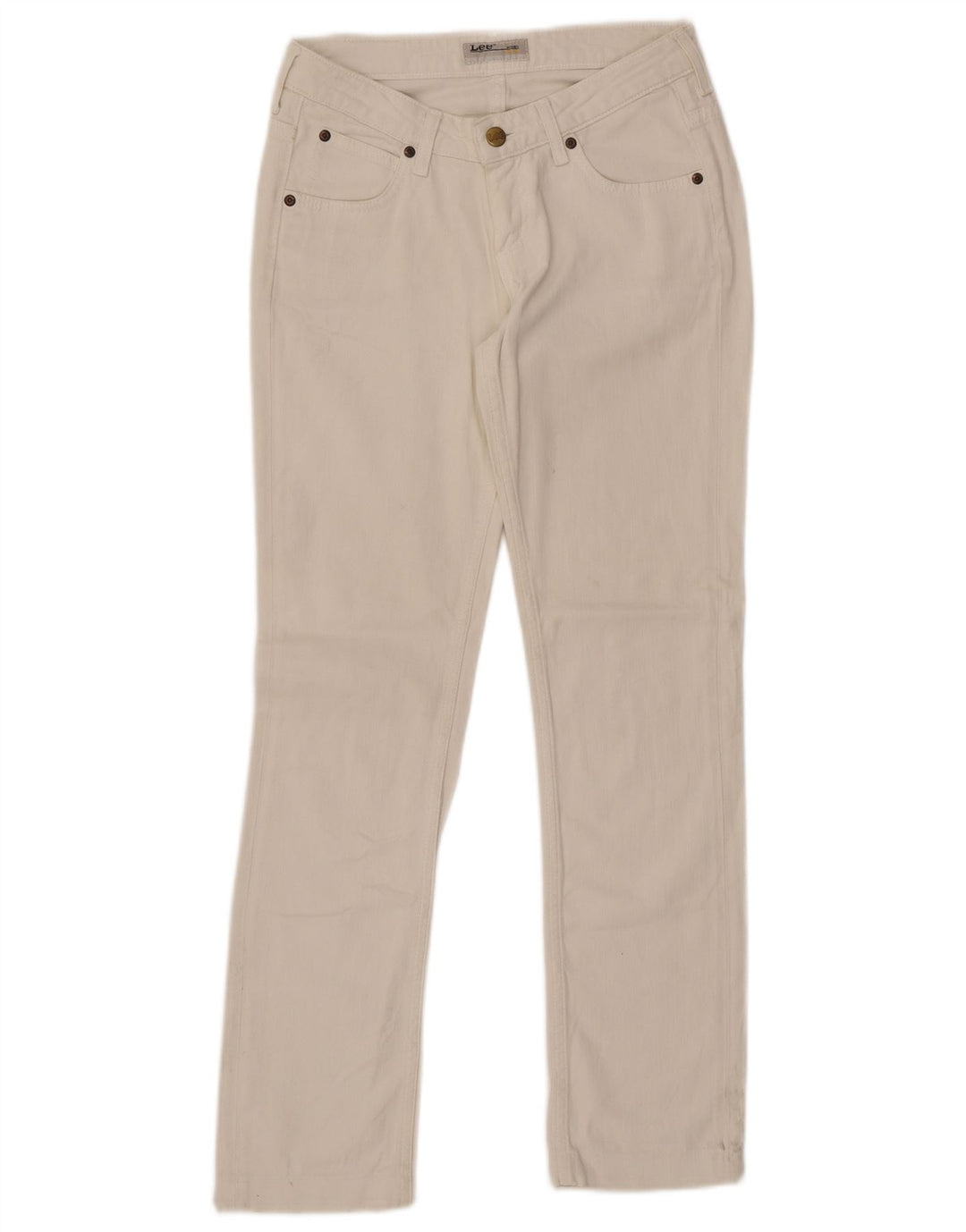 LEE Womens Slim Jeans W28 L27 White