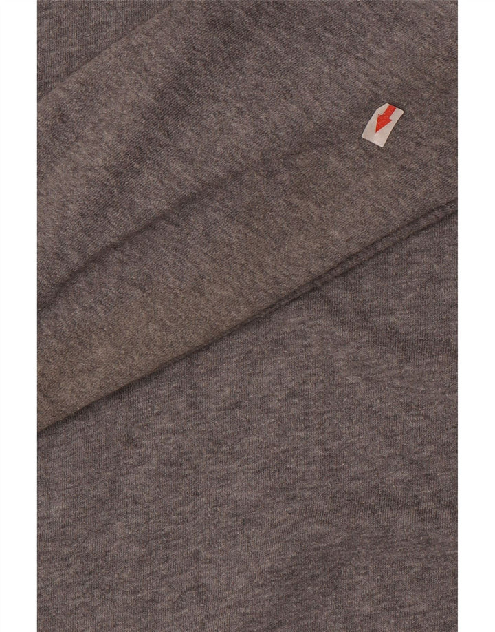 Nike Womens Graphic Oversized Sweatshirt Jumper UK 16 Large Grey Cotton
