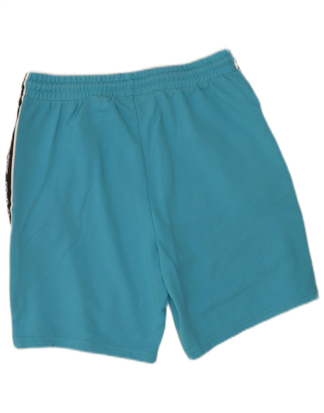Kappa Mens Graphic Sport Shorts Medium  Blue Colourblock Cotton