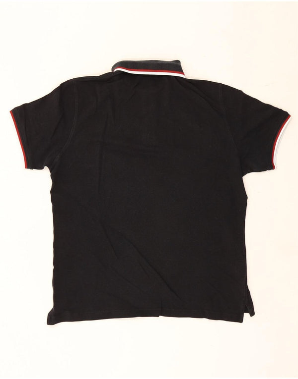 Polo da uomo Conte of Florence XL a righe nere