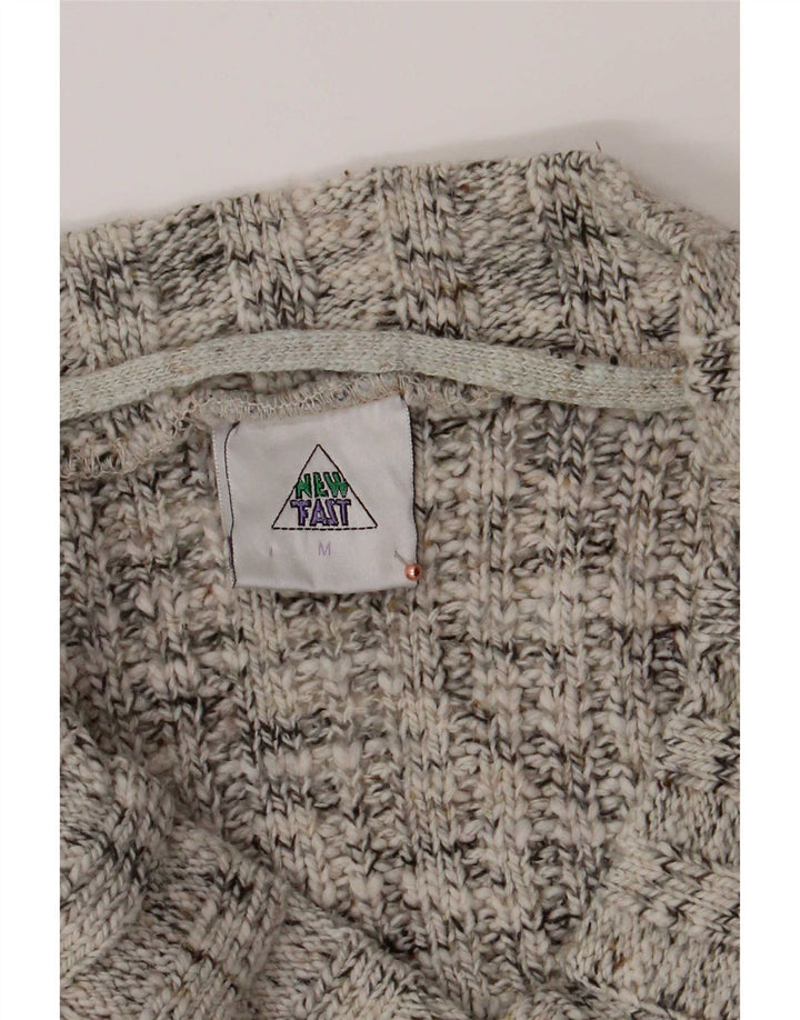 C&A Mens New Fast V-Neck Jumper Sweater Medium Grey Flecked Acrylic