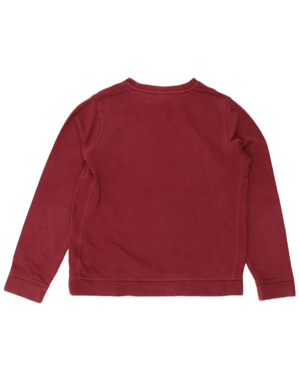 Свитшот Nike для мальчиков, 13–14 лет, XL, бордовый, хлопковый, спортивный