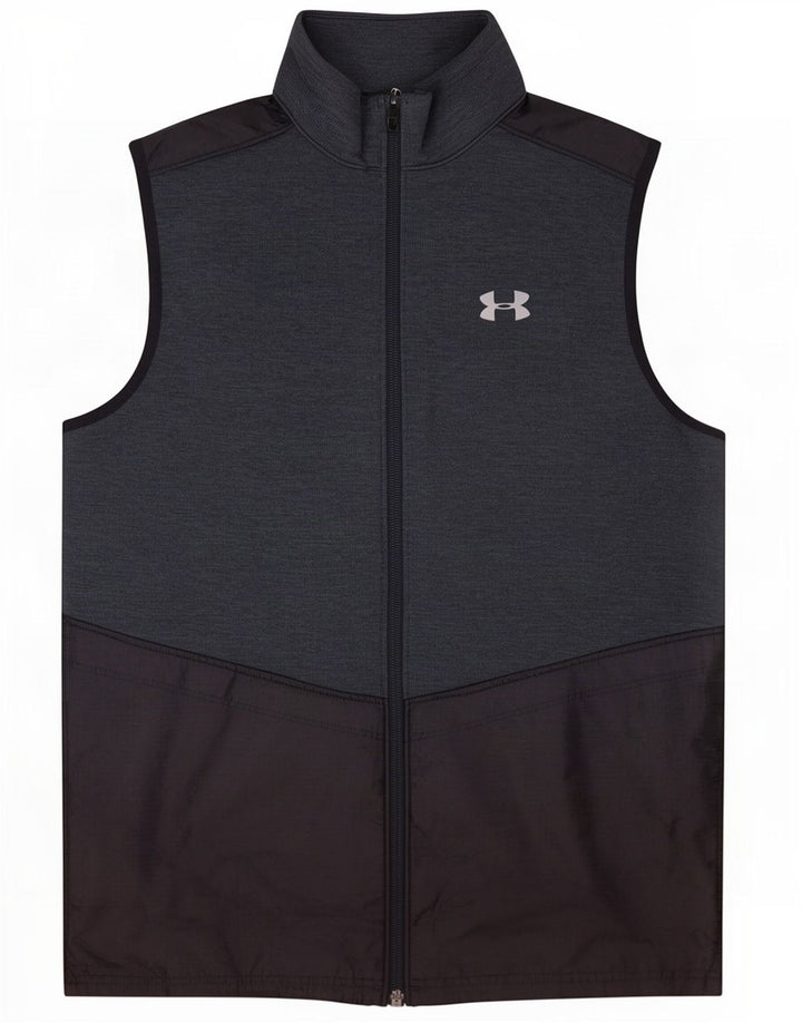 Under Armour Boys Graphic Tracksuit Top Jacket 11-12 Year Large Grey