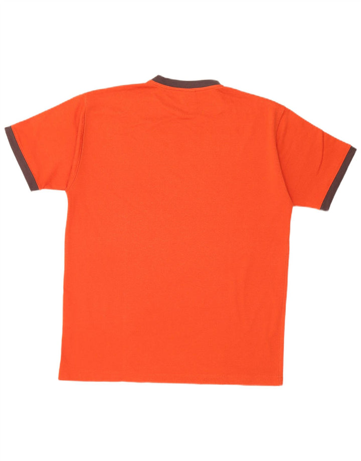 Reebok T-Shirt Homme Haut Large Orange Coton