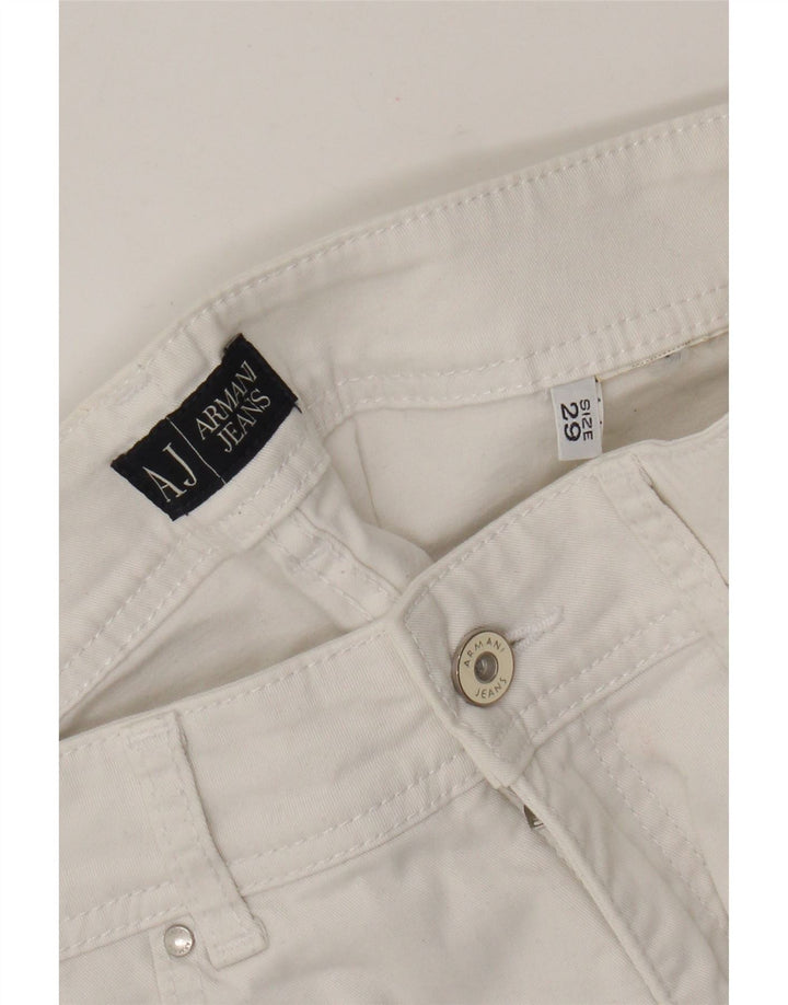 Armani Jeans Womens Straight Jeans W29 L27 White