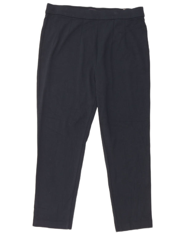 Женские повседневные зауженные брюки Marks & Spencer UK 18 XL W36 L28 Темно-синие