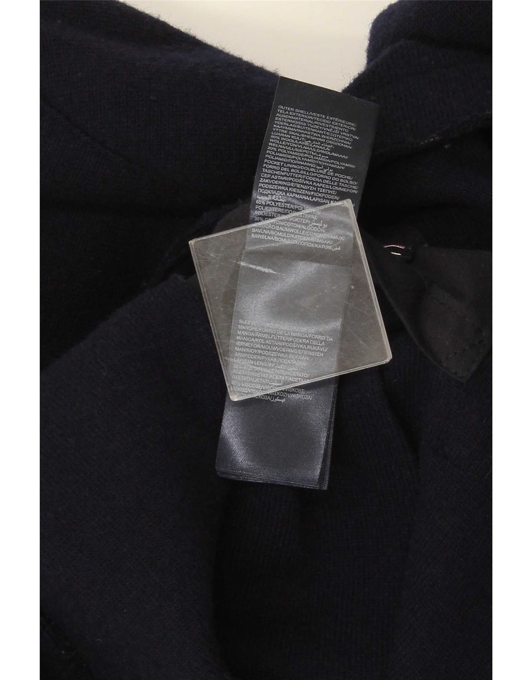 Jaqueta Blazer Masculina Tommy Hilfiger com 3 Botões IT 54 2XL Lã Azul Marinho