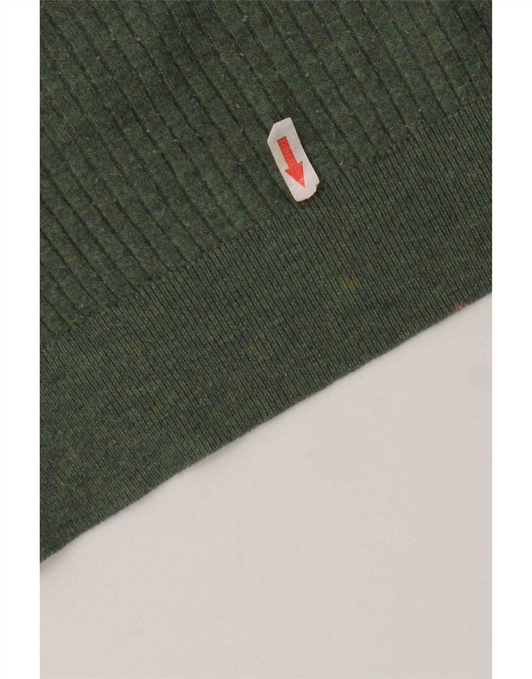 Suéter feminino Marks & Spencer com zíper e gola em poliéster verde médio UK 14