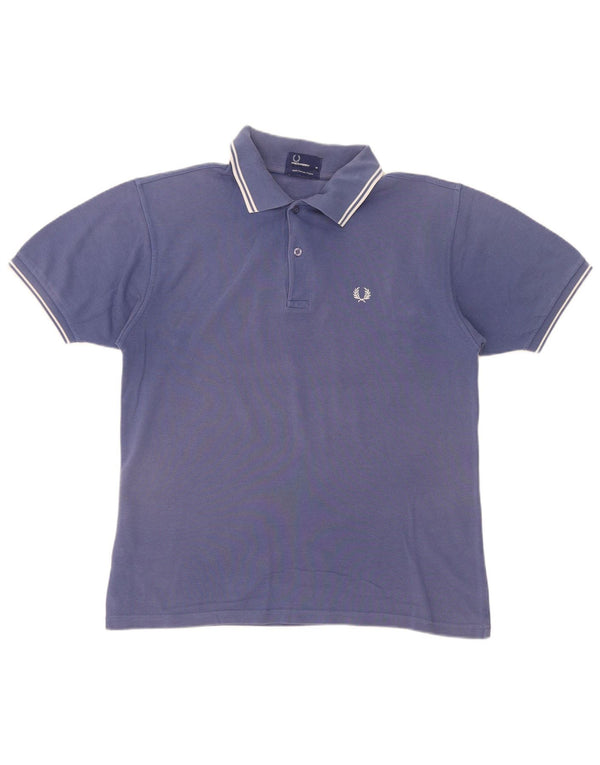 Fred Perry Mens Polo Shirt Medium Blue