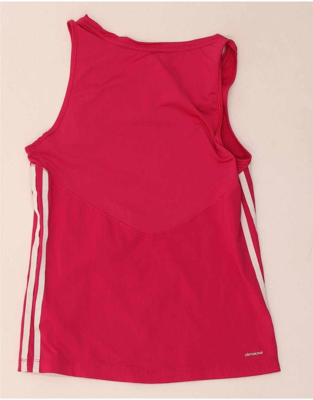 Canotta Adidas Climacool da donna UK 12/14 Poliammide rosa medio