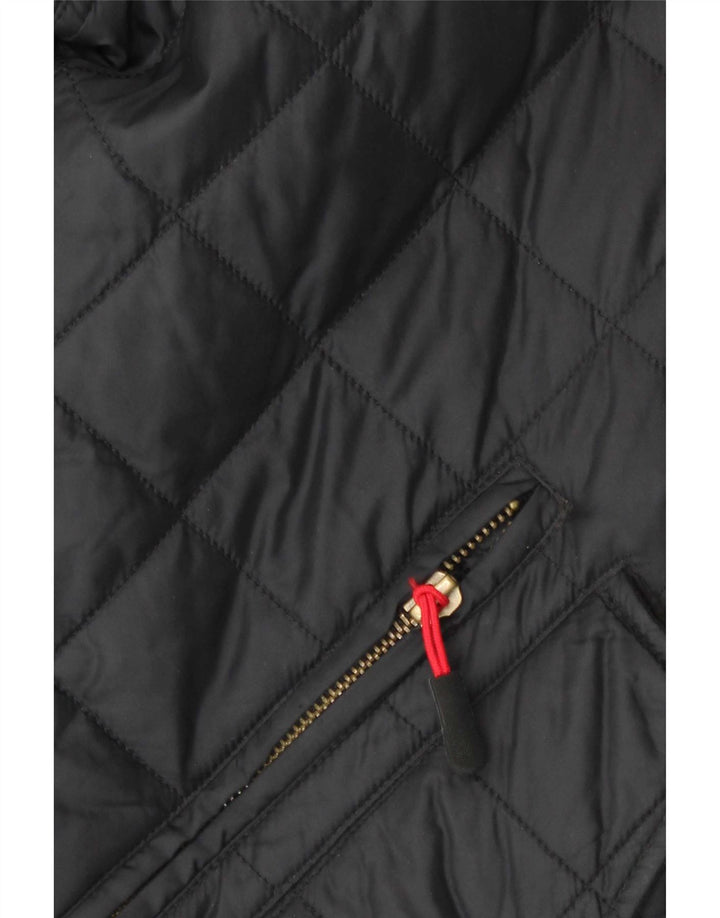 Мужская стеганая куртка Barbour UK 40 большая черная из полиамида