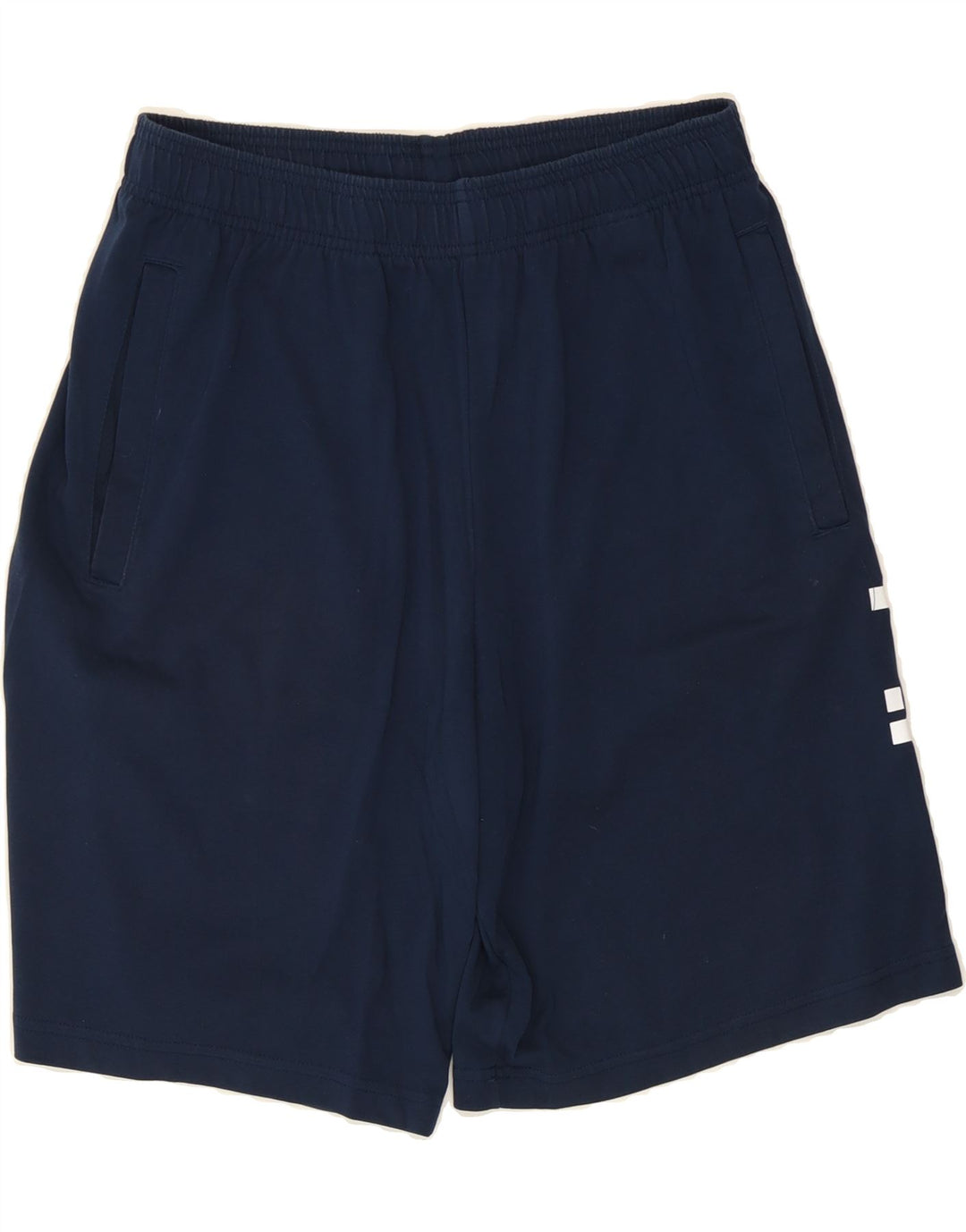 ADIDAS Mens Graphic Sport Shorts Medium Navy Blue Vintage Adidas and Second-Hand Adidas from Messina Hembry 