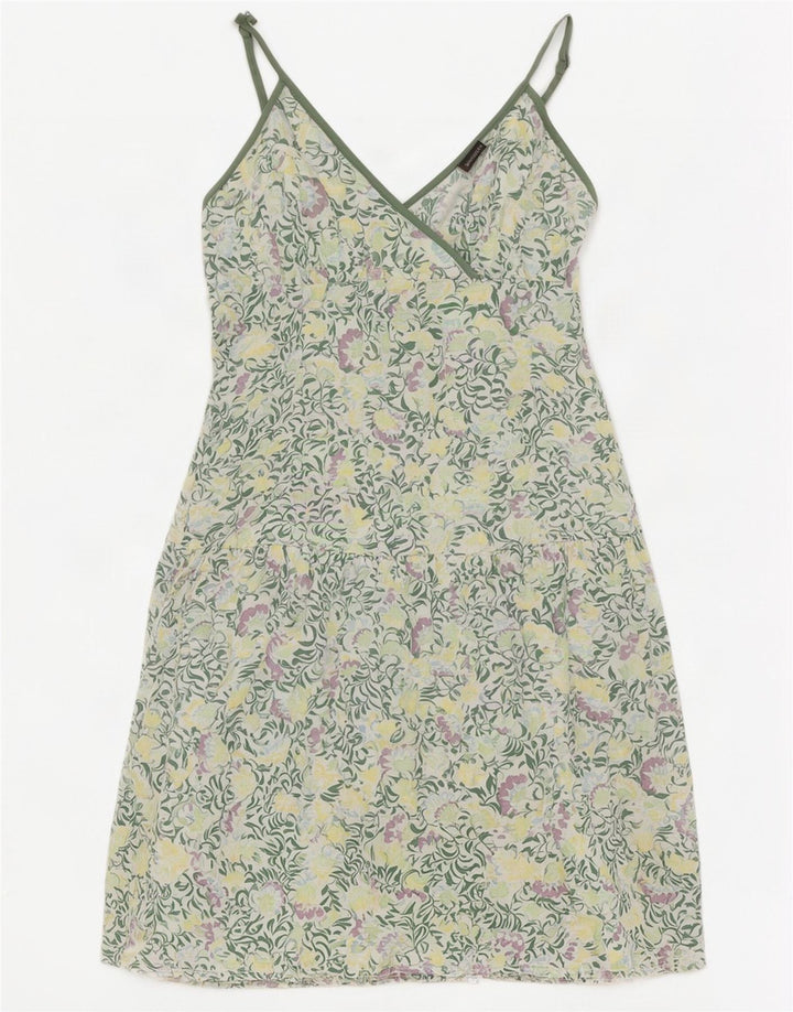 Fat Face Womens Sundress UK 8 Small Green Floral