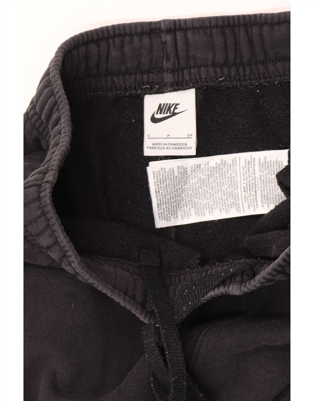 Nike Mens Cargo Tracksuit Trousers Joggers Small  Black Cotton