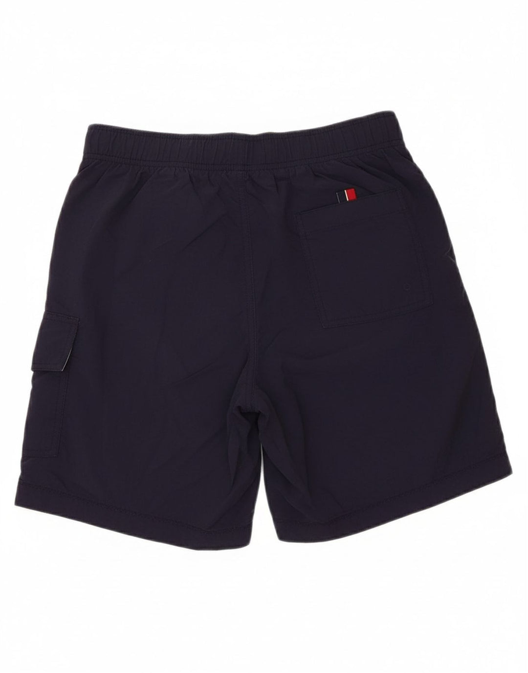 TOMMY HILFIGER Mens Graphic Swimming Shorts Small  Navy Blue