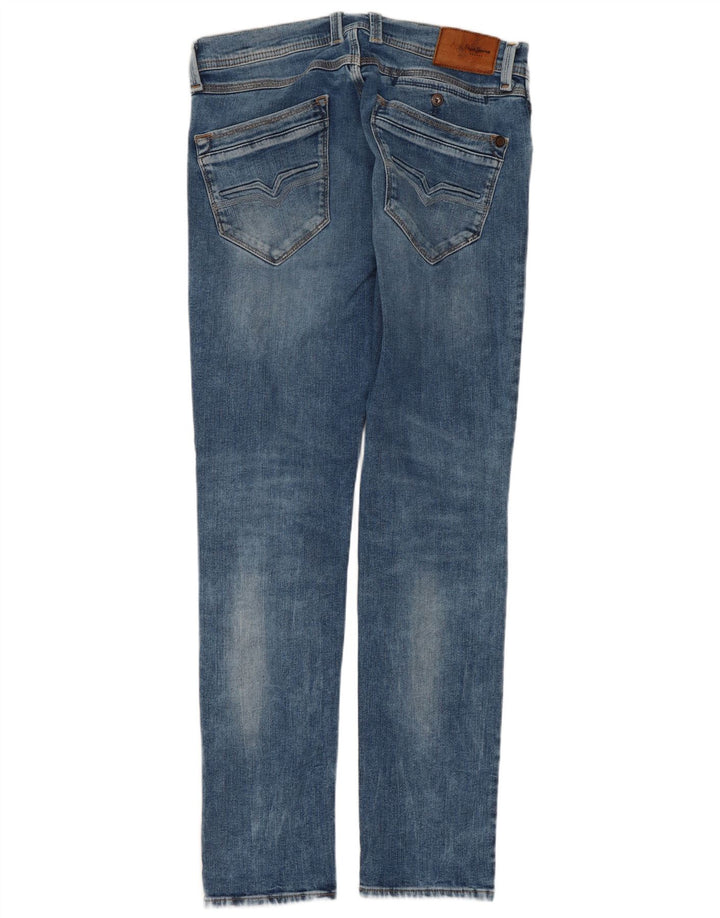 PEPE Jeans Mens Regular Straight Jeans US 10 Large W32 L31 Blue