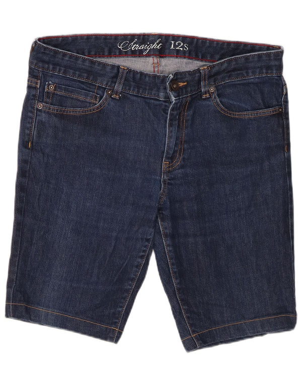 Tommy Hilfiger Womens Denim Shorts US 12 Large W34 Navy Blue