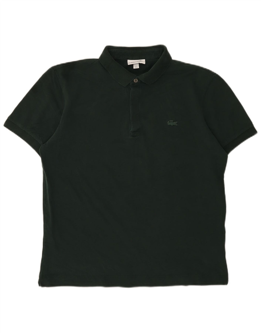 Lacoste Mens Regular Fit Polo Shirt Size 4 Medium Green Cotton