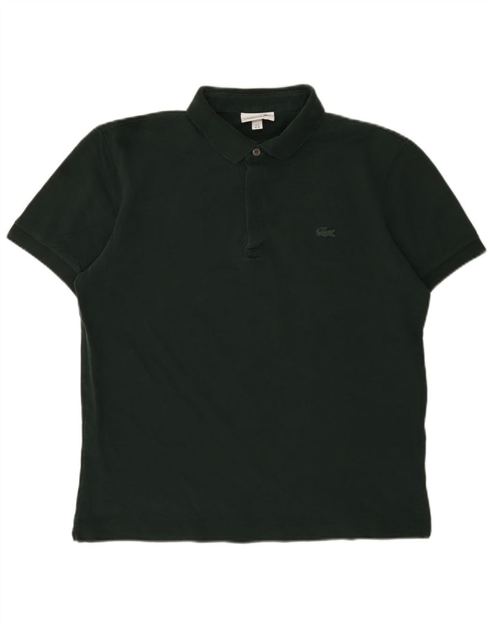 Lacoste Mens Regular Fit Polo Shirt Size 4 Medium Green Cotton