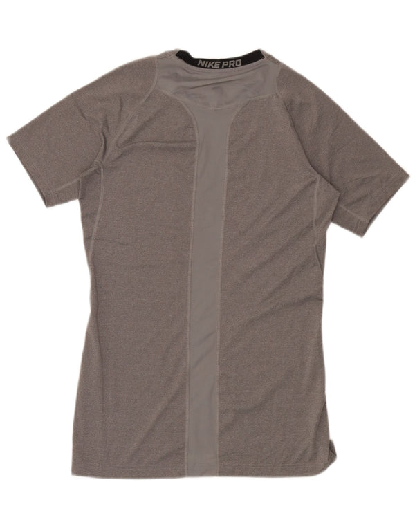 Camiseta Nike Dri Fit para hombre Top poliéster gris grande