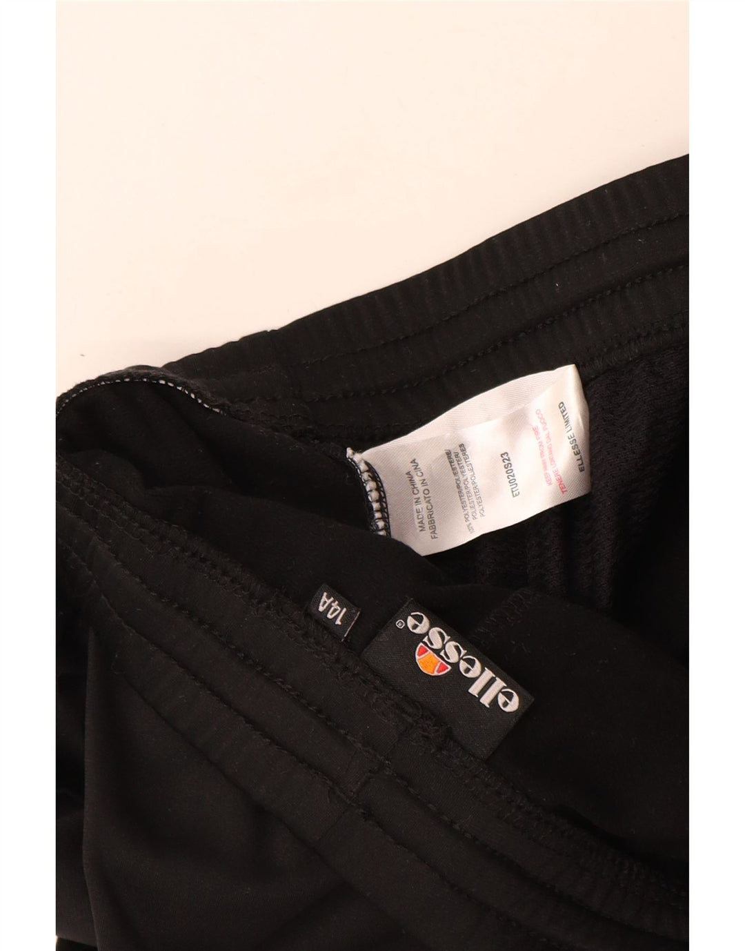 Pantaloni Tuta da Ragazzo ELLESSE 13-14 Anni Poliestere Nero