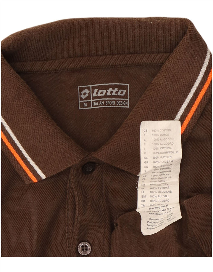 Lotto Mens Polo Shirt Medium Brown