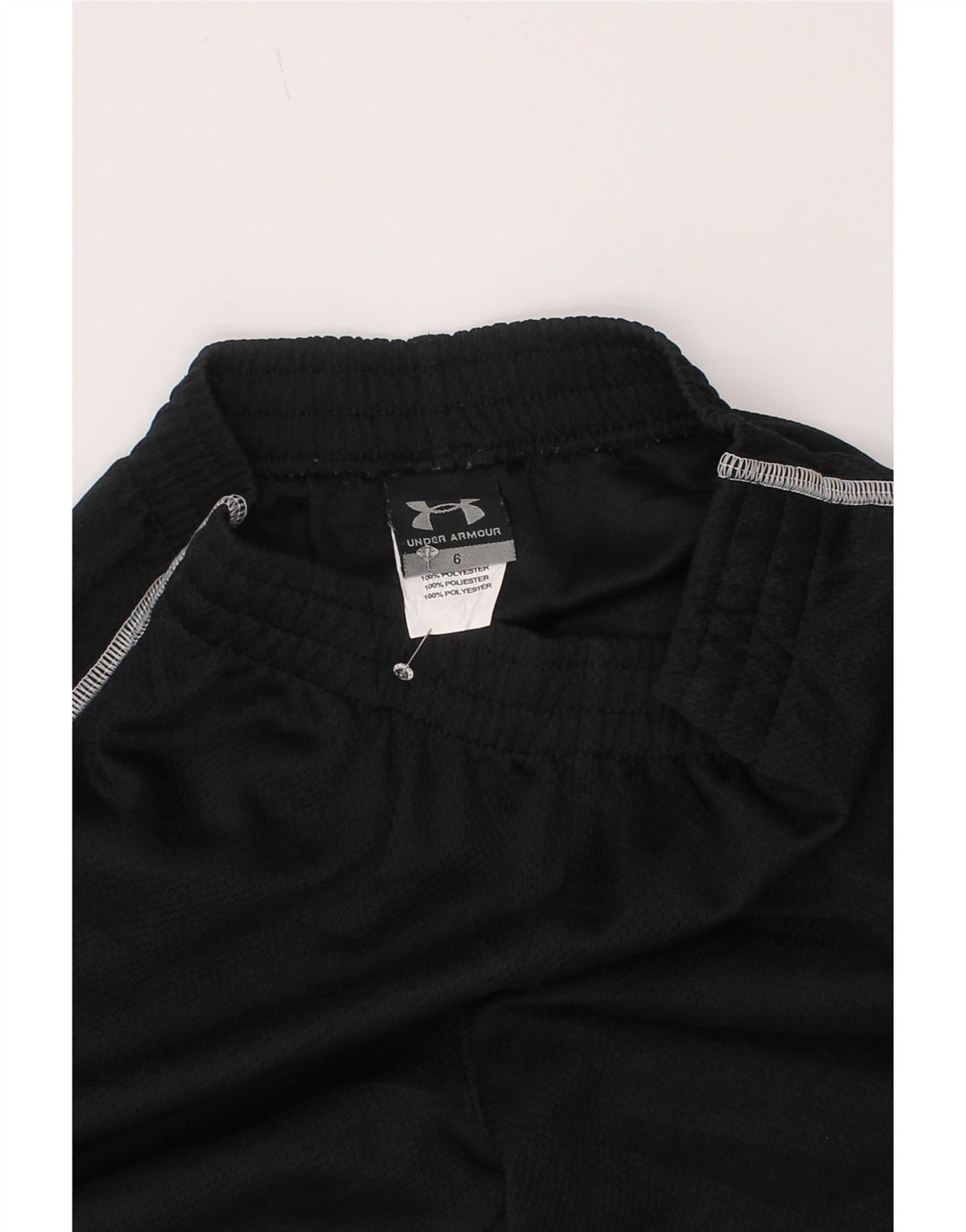 Under Armour Boys Graphic Tracksuit Trousers 5-6 Years  Black Polyester