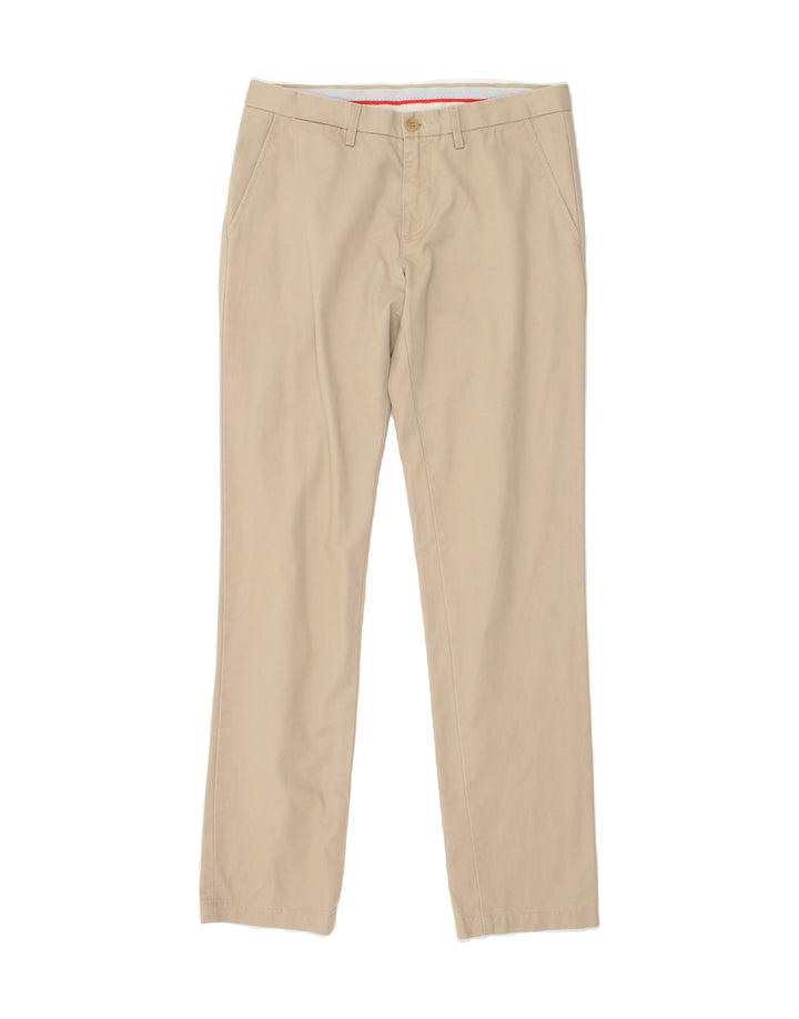BENETTON Womens Slim Chino Trousers W32 L33  Beige Cotton Vintage Benetton and Second-Hand Benetton from Messina Hembry 