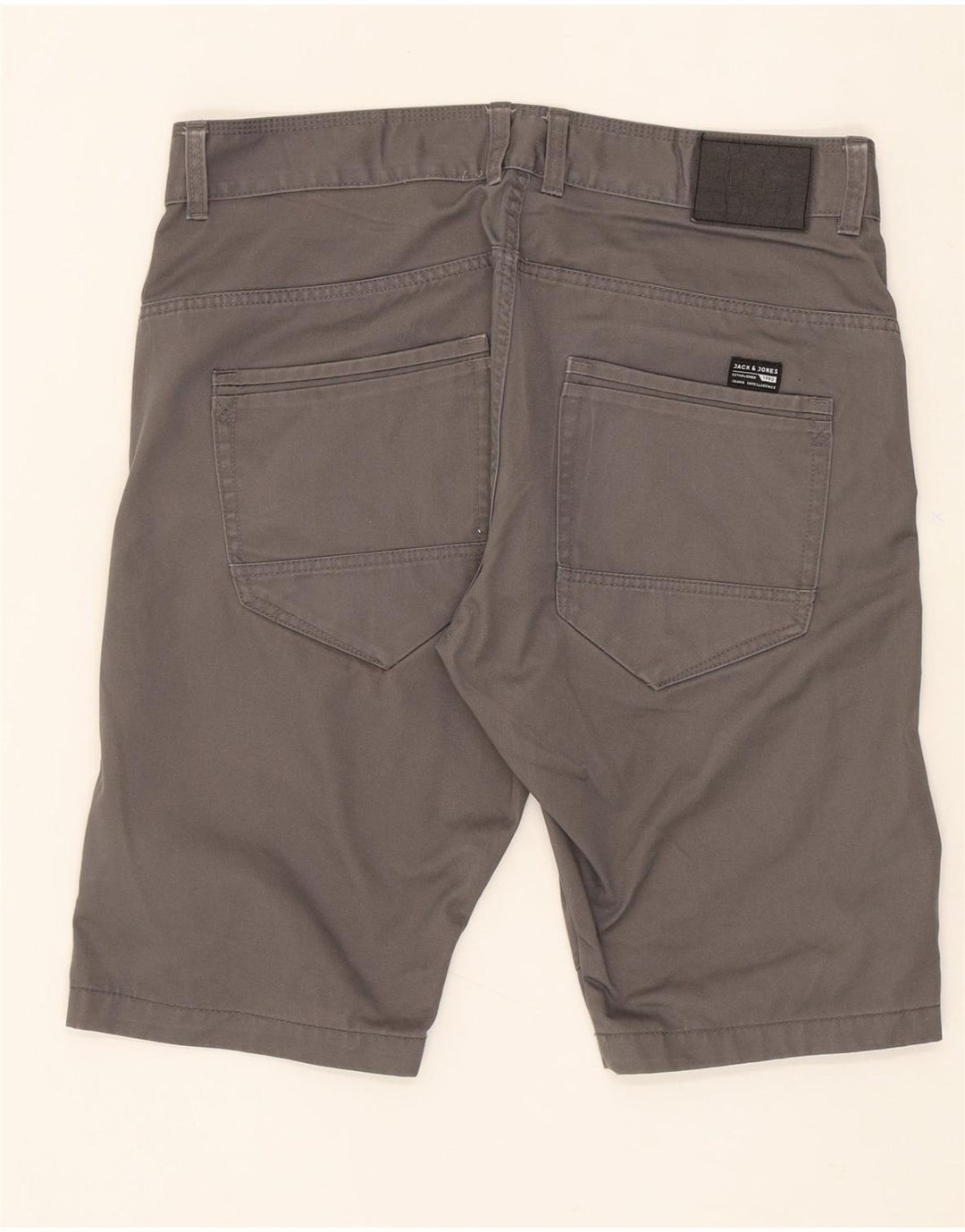 JACK & JONES Mens Casual Shorts XL W38  Grey Polyester Vintage Jack & Jones and Second-Hand Jack & Jones from Messina Hembry 
