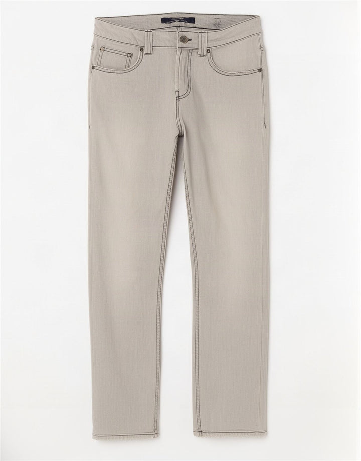 Ανδρικό Slim Jeans Dunlop W32 L29 Γκρι βαμβακερό