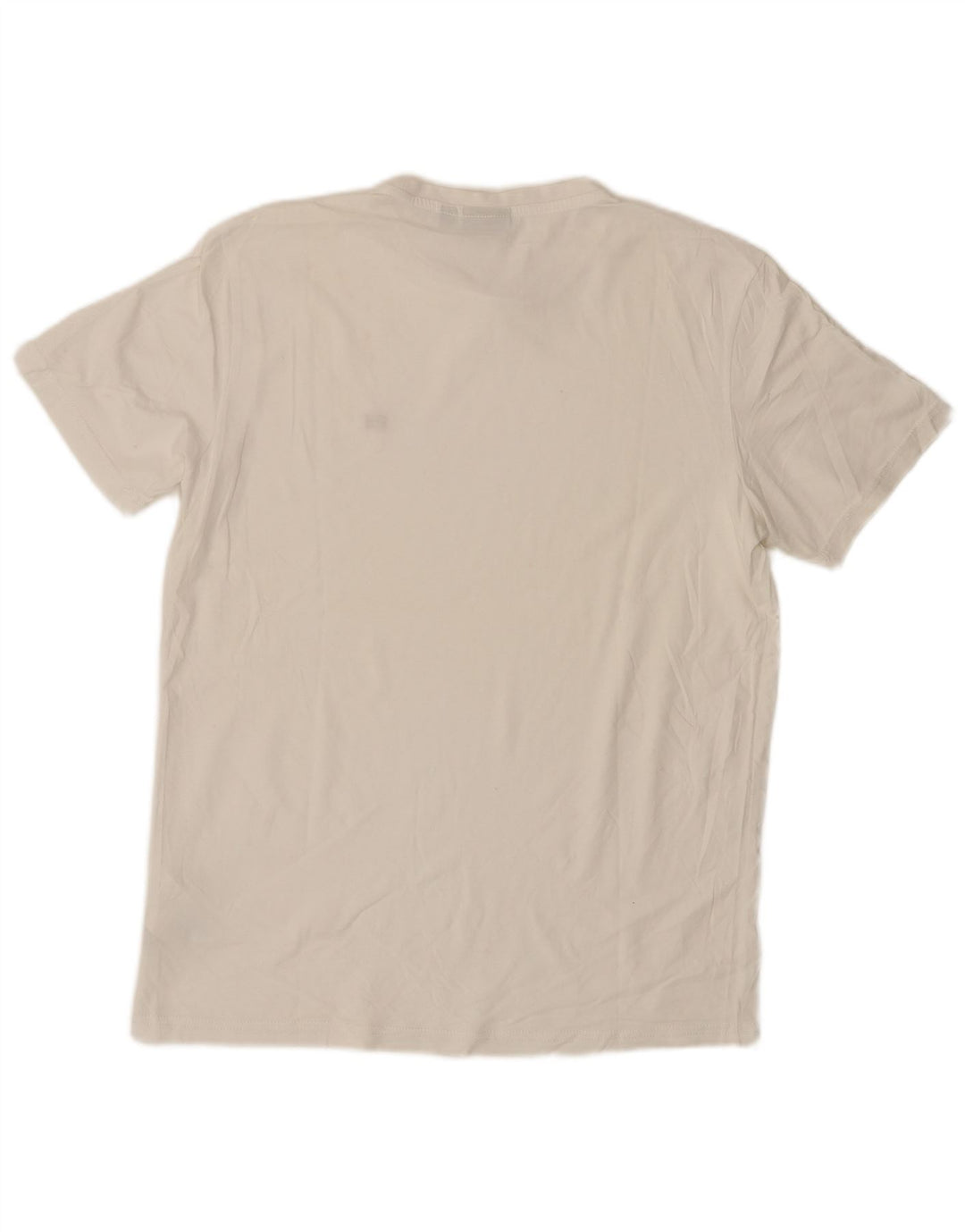 Napapijri Herre Geographic T-Shirt Top Medium Hvid Bomuld