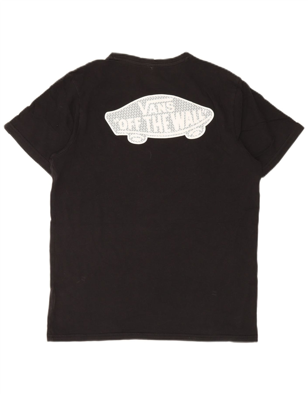 T-shirt grafica da uomo con vestibilità regolare Vans, cotone medio nero