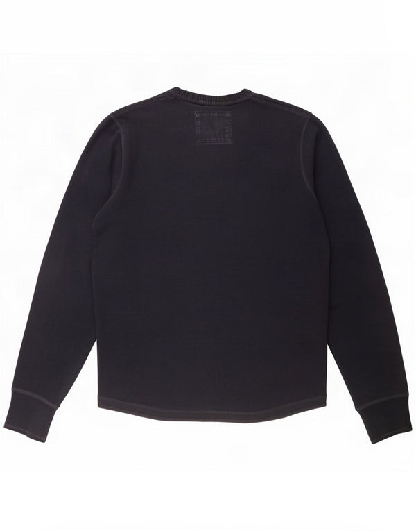 Abercrombie & Fitch Mens Muscle Sweatshirt Jumper 2XL Navy Blue Cotton