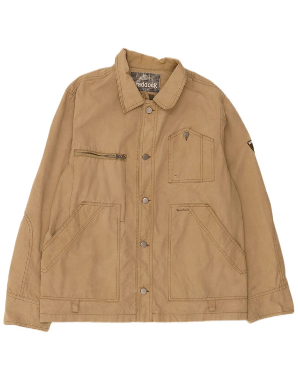 Braddock Mens Utility dzseki UK 40 nagy bézs pamut