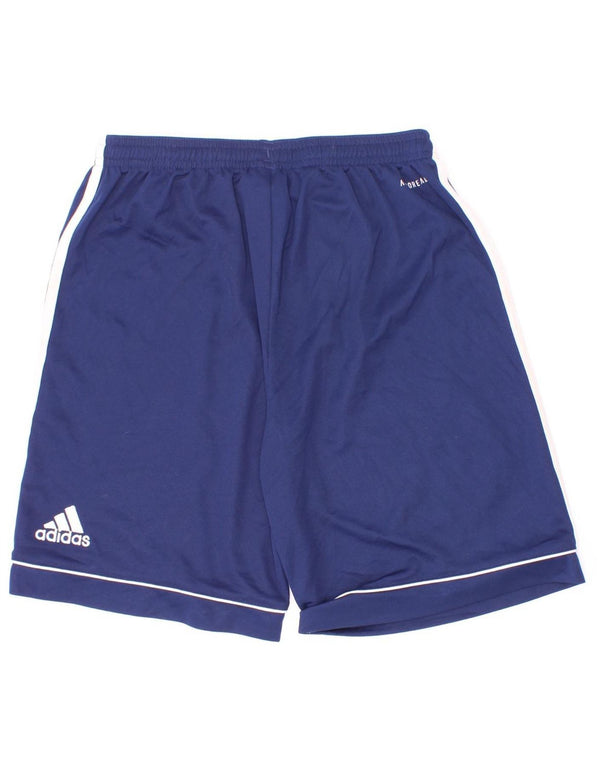 Adidas Boys Aeroready Sport Shorts 13-14 Years Navy Blue Polyester