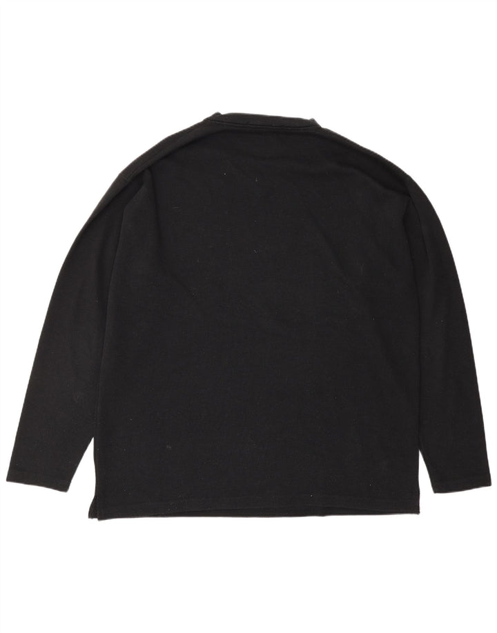 Essential Herre Top Langærmet Stor Sort Polyester
