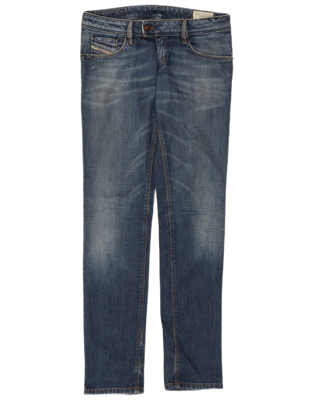Diesel Womens Nevy Slim Jeans  W27 L32 Blue Cotton