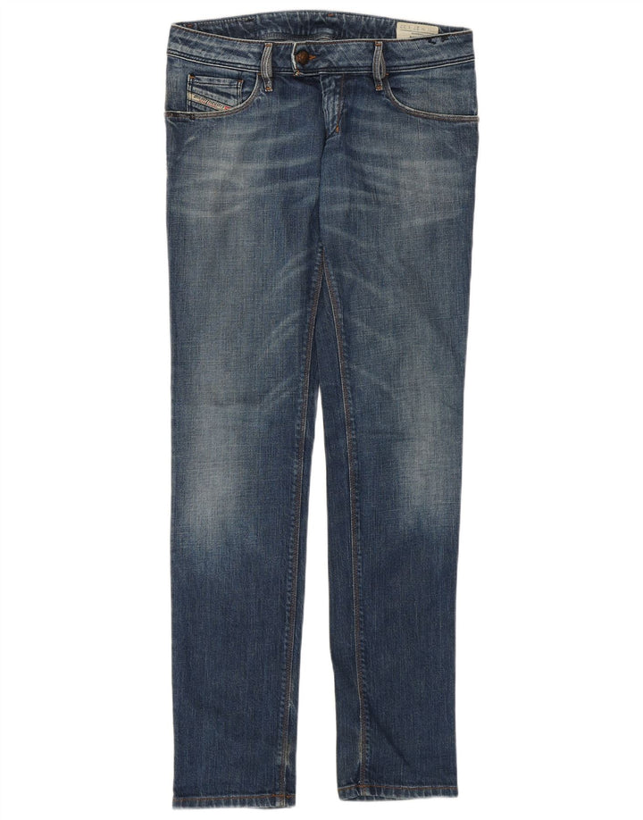 Diesel Womens Nevy Slim Jeans  W27 L32 Blue Cotton
