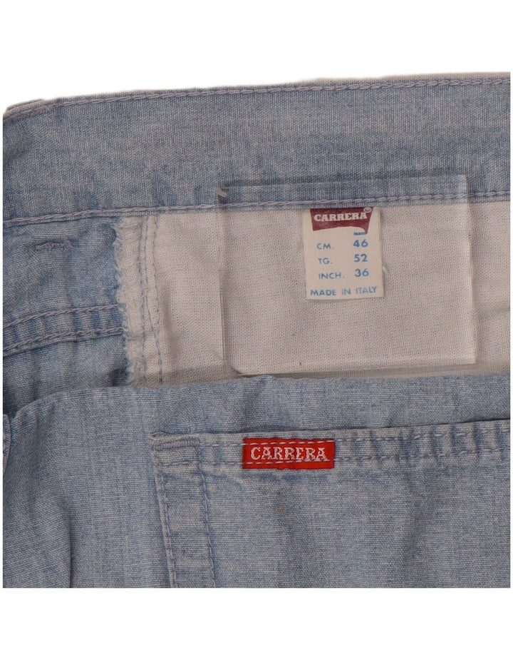 CARRERA Mens Straight Jeans W36 L33 Blue Cotton