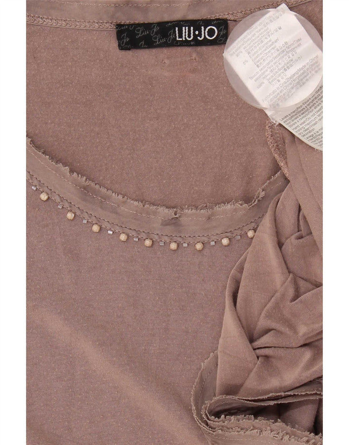 Abito A Trapezio Senza Maniche Donna Liu Jo IT 46 Large Marrone Modal