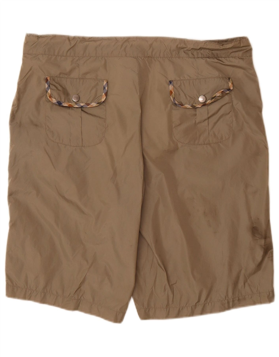 Aquascutum Mens Chino Shorts IT 50 Large W36  Grey Polyamide