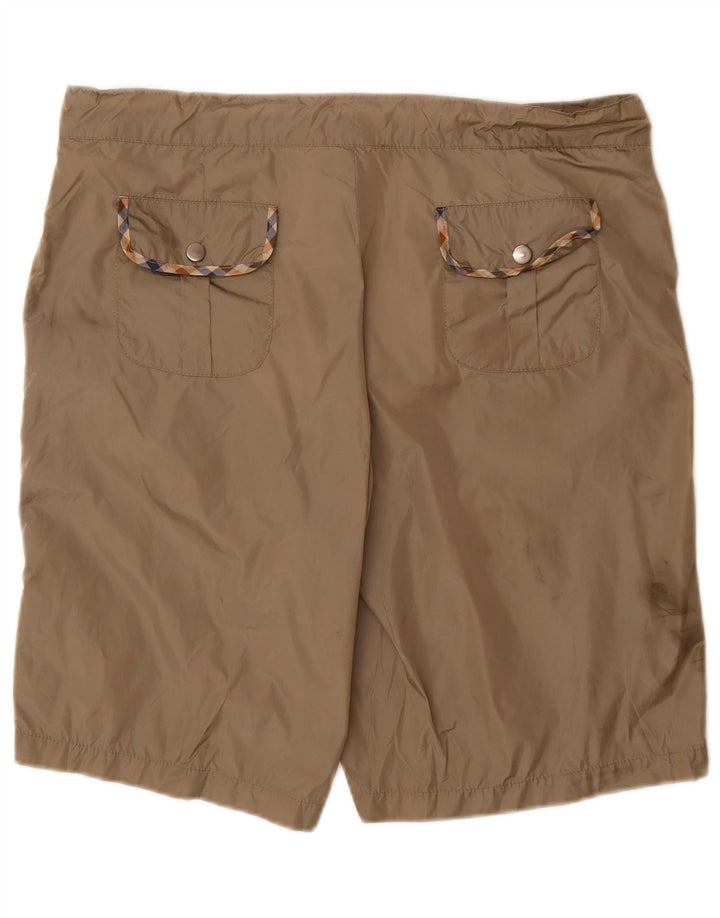 Aquascutum Mens Chino Shorts IT 50 Large W36  Grey Polyamide