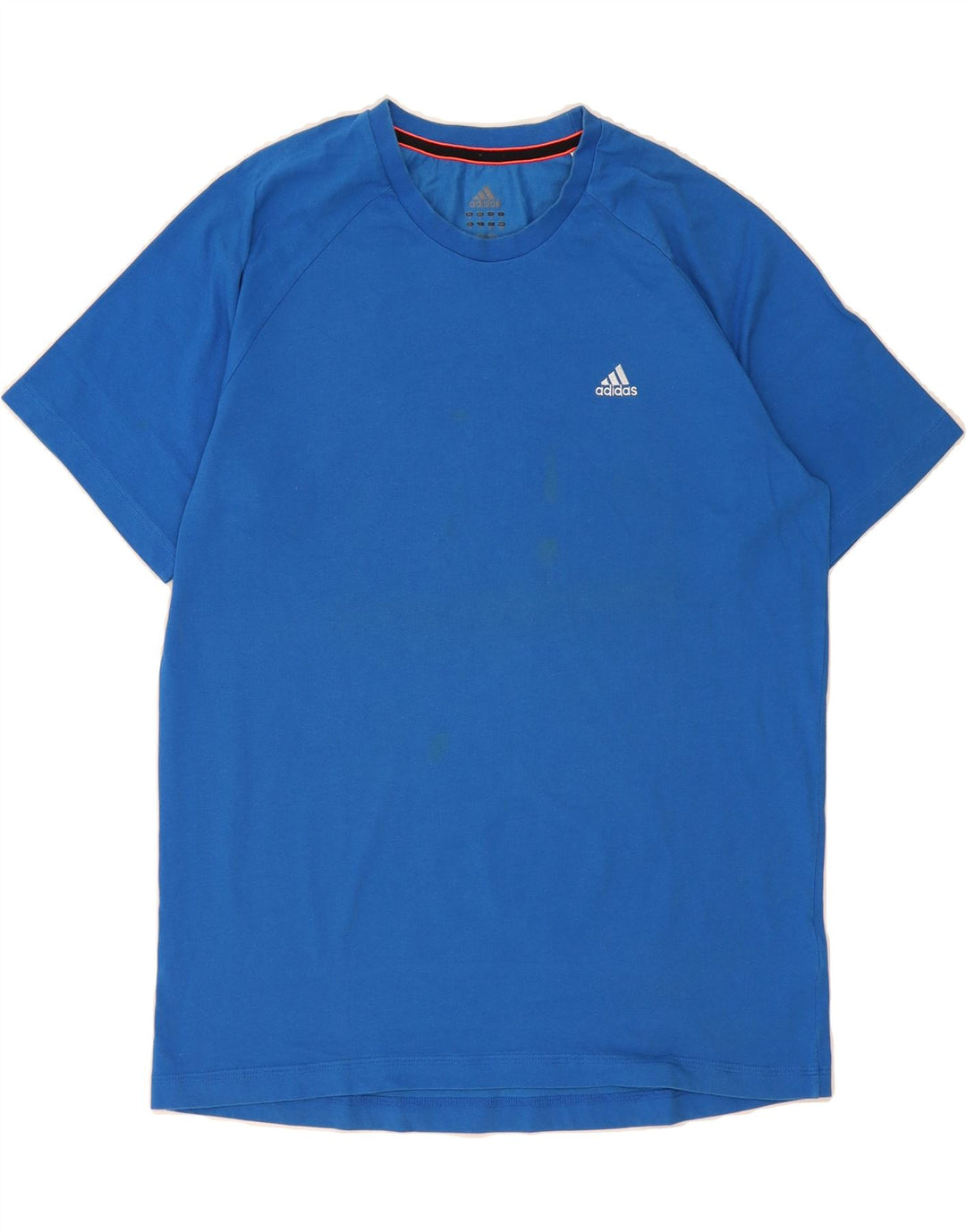 ADIDAS Mens T-Shirt Top Large Blue Cotton Vintage Adidas and Second-Hand Adidas from Messina Hembry 
