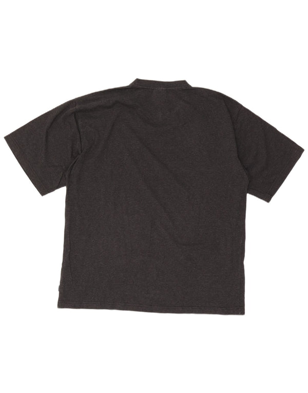 Reebok Mens T-Shirt Top Large Grey Cotton