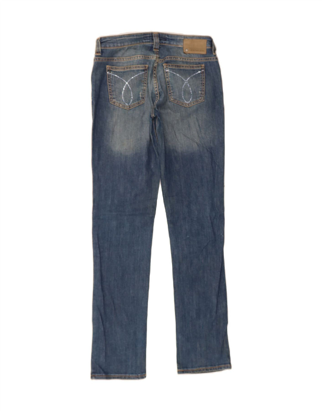 CALVIN KLEIN Womens Slim Jeans W26 L32 Blue Cotton Vintage Calvin Klein and Second-Hand Calvin Klein from Messina Hembry 
