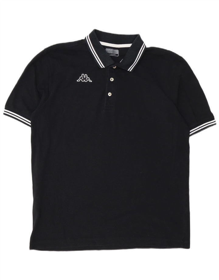 Kappa Mens Polo Shirt XL Black