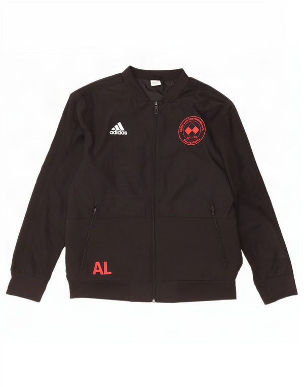 Adidas Mens Climalite Graphic tréningruha felső kabát nagy fekete poliészter