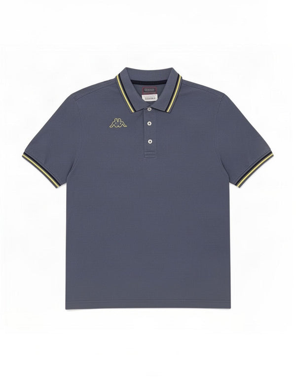 Kappa Mens Polo Shirt Large Blue Cotton