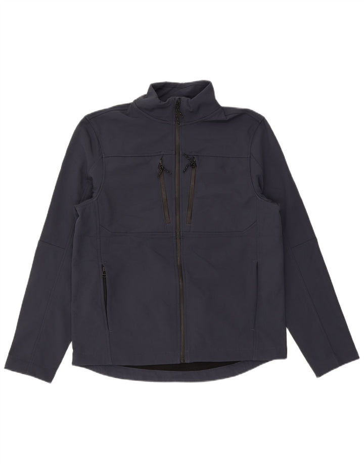 Marks & Spencer Veste de survêtement pour homme en polyester bleu marine Taille L