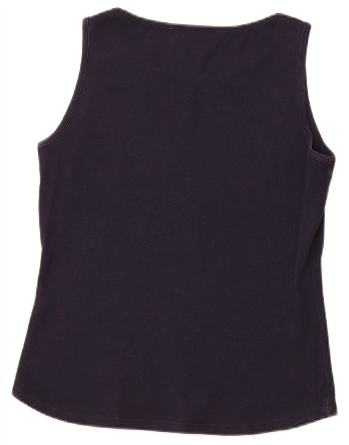 LACOSTE Damevest Top Str. 42 Large Marineblå Bomuld